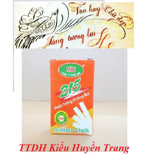 Phấn Mic Trắng Viết Bảng (Không Bụi)