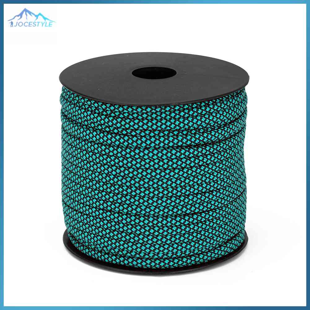 164ft 7-Strand Paracord Parachute Cord Tent Rope for Hiking Camping Survival-Red/Blue/Green/Silver