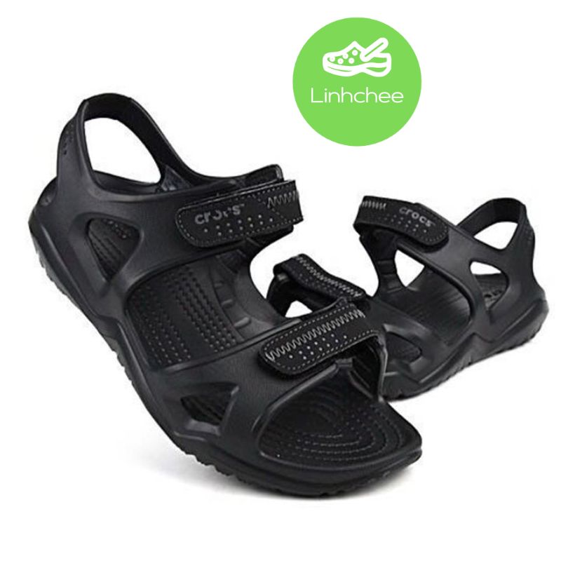Sandal Crocs Nam Swiftwater River Màu Đen