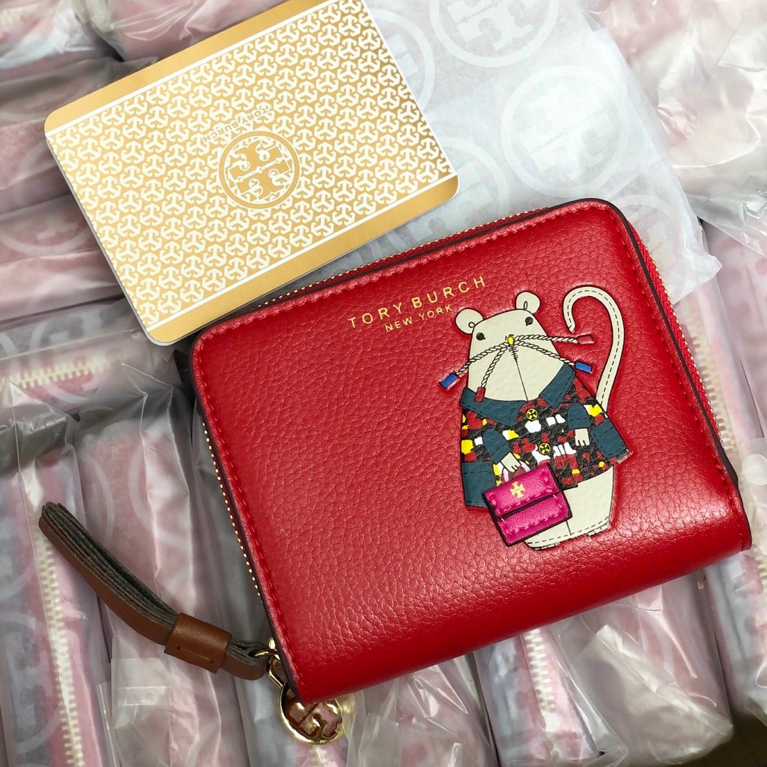 HCM]Ví mini cầm tay nữ Tory Burch 