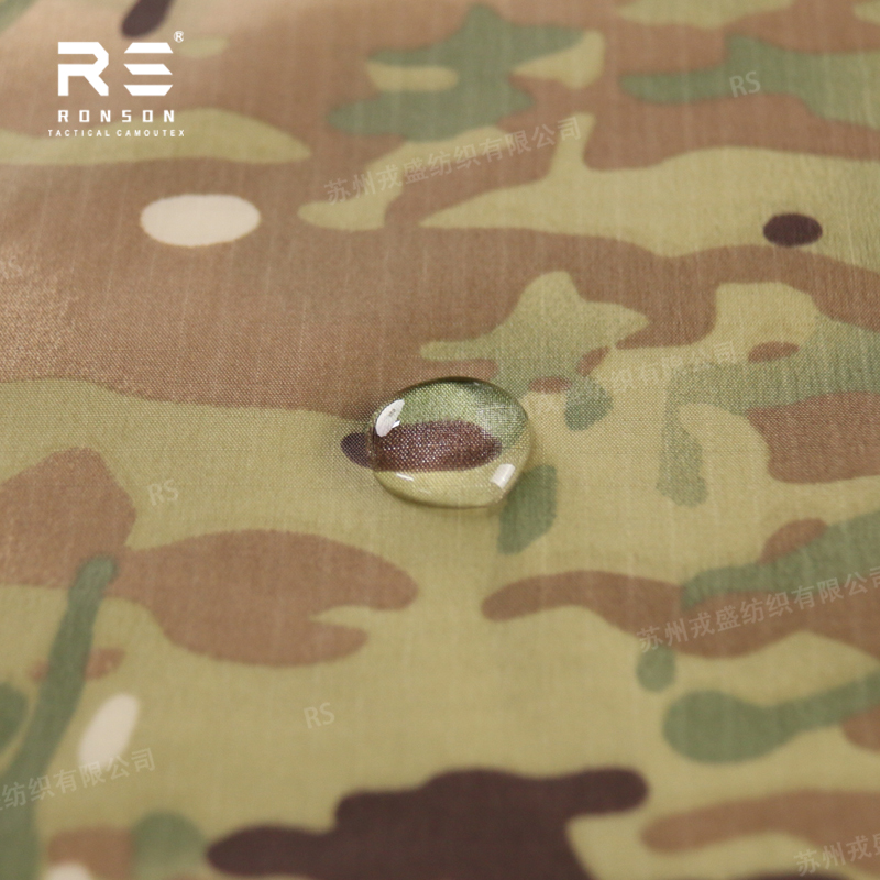 210T nylon ripstop fabric multicam camo print fabric