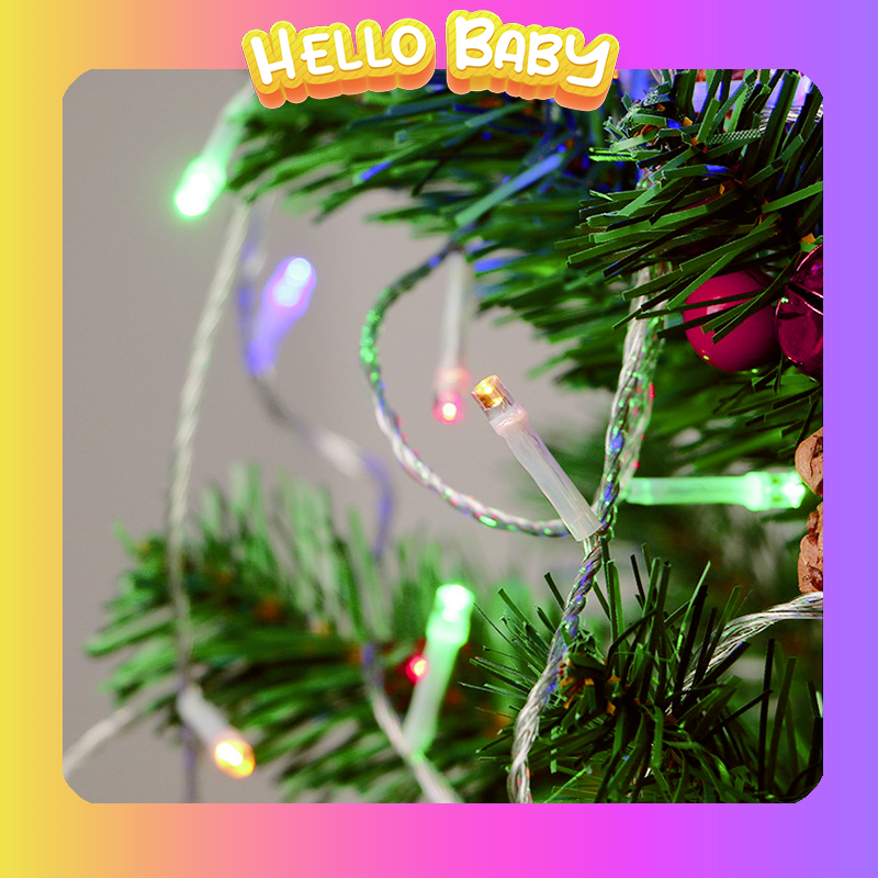 Dây đèn led nhấp nháy cắm điện trang trí nhà cửa - lễ hội (4m) - Hello Baby