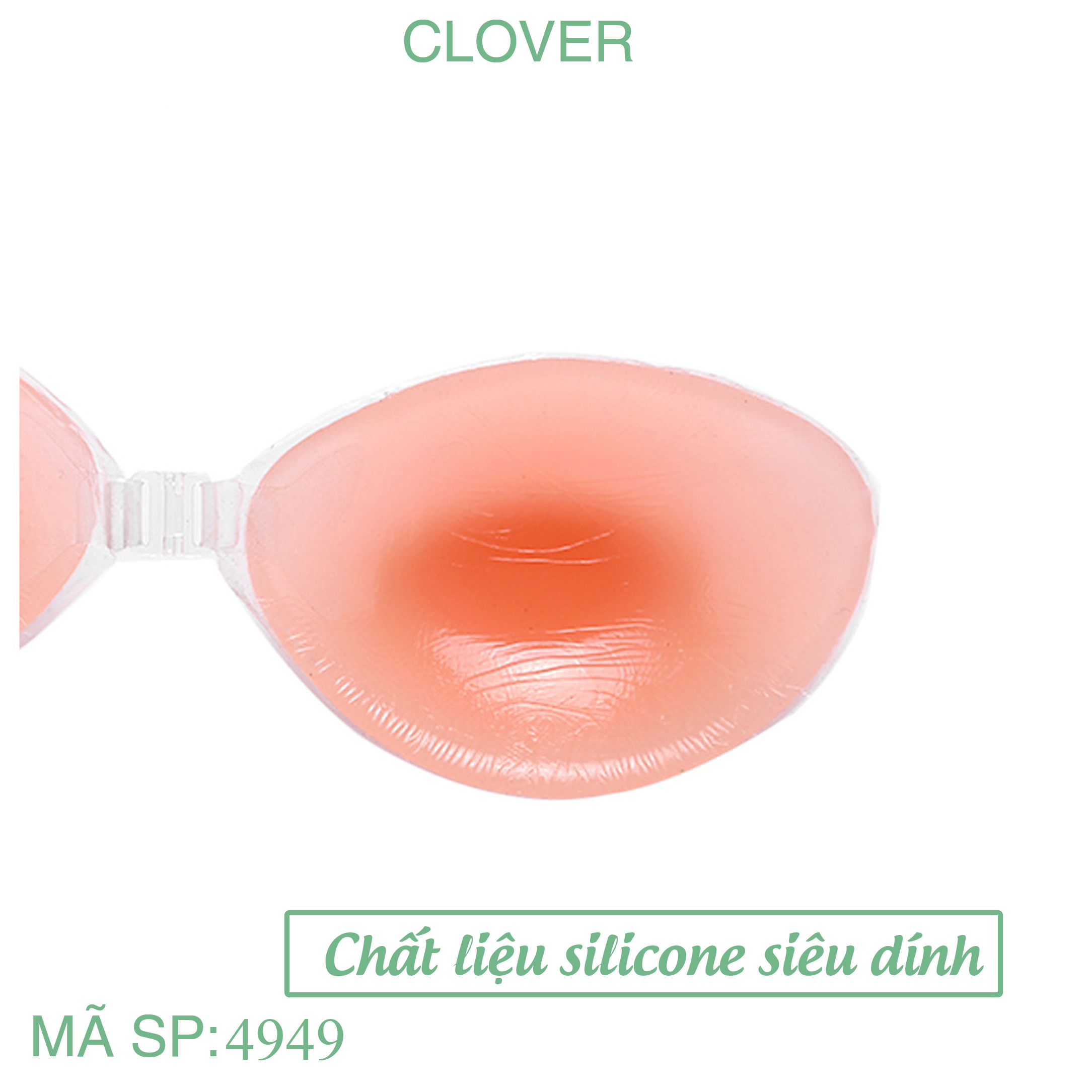 Miếng dán ngực SILICON dây trong suốt - M4949