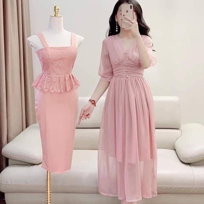 Đầm xòe voan 2 lớp cao cấp