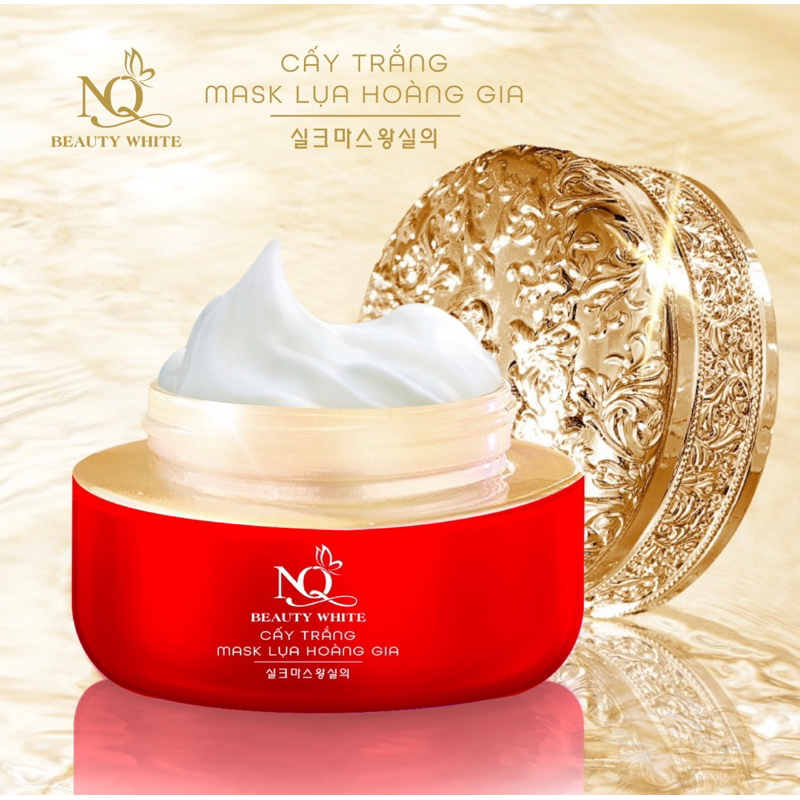 Cấy Trắng Lụa Hoàng Gia. Mask Lụa Hoàng Gia (mẫu mới) - Thỏ store