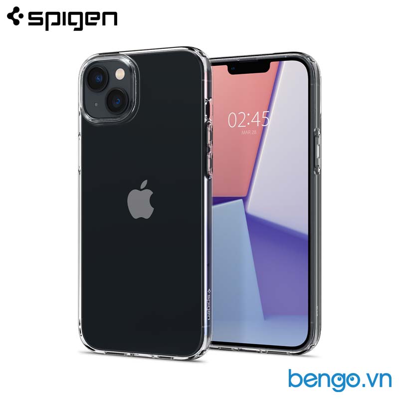 Ốp Lưng iPhone 15 Pro Max/14/14 Plus/14 Pro/14 Pro Max SPIGEN Liquid Crystal Clear