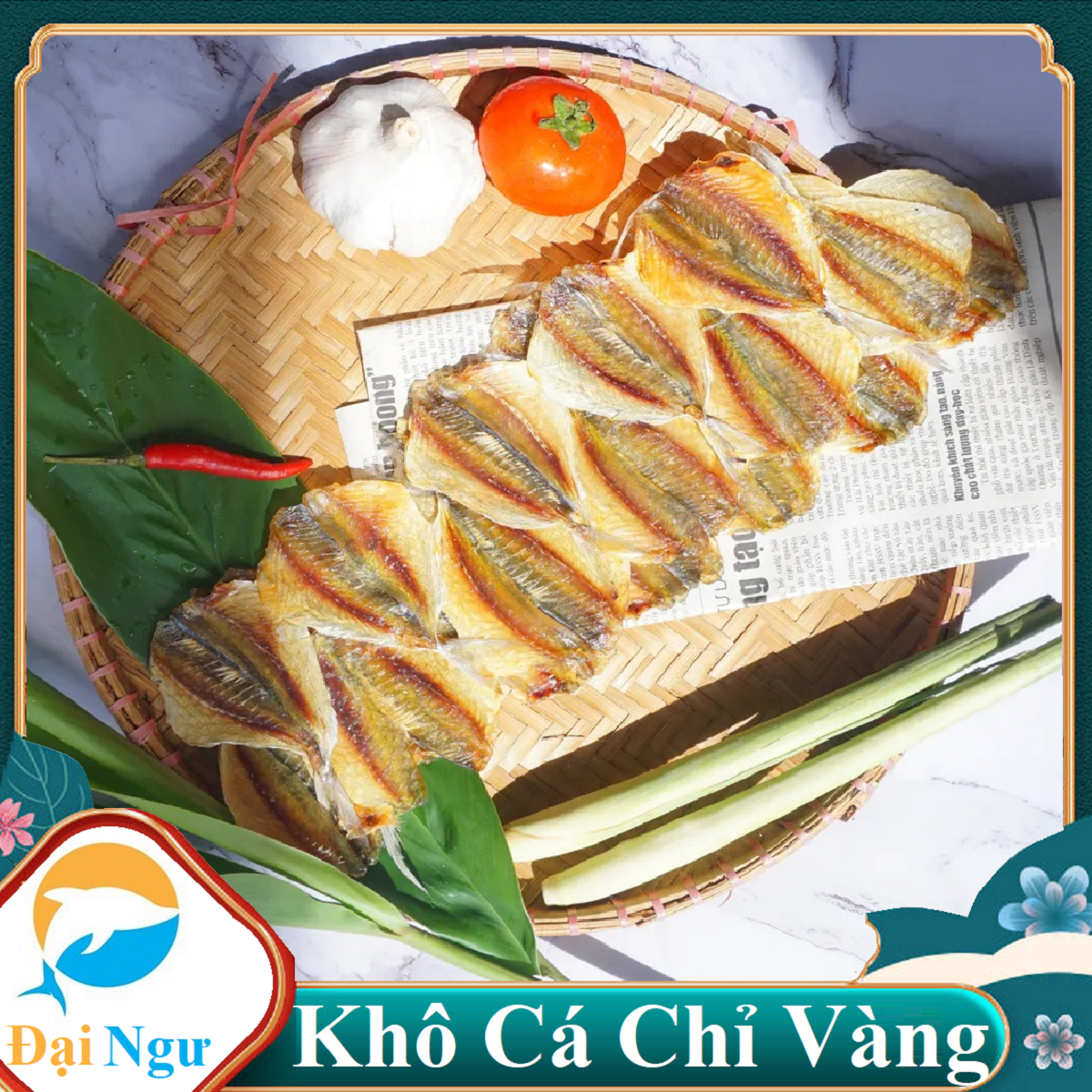 500gr khô cá chỉ vàng ngon đồ khô - ăn vật