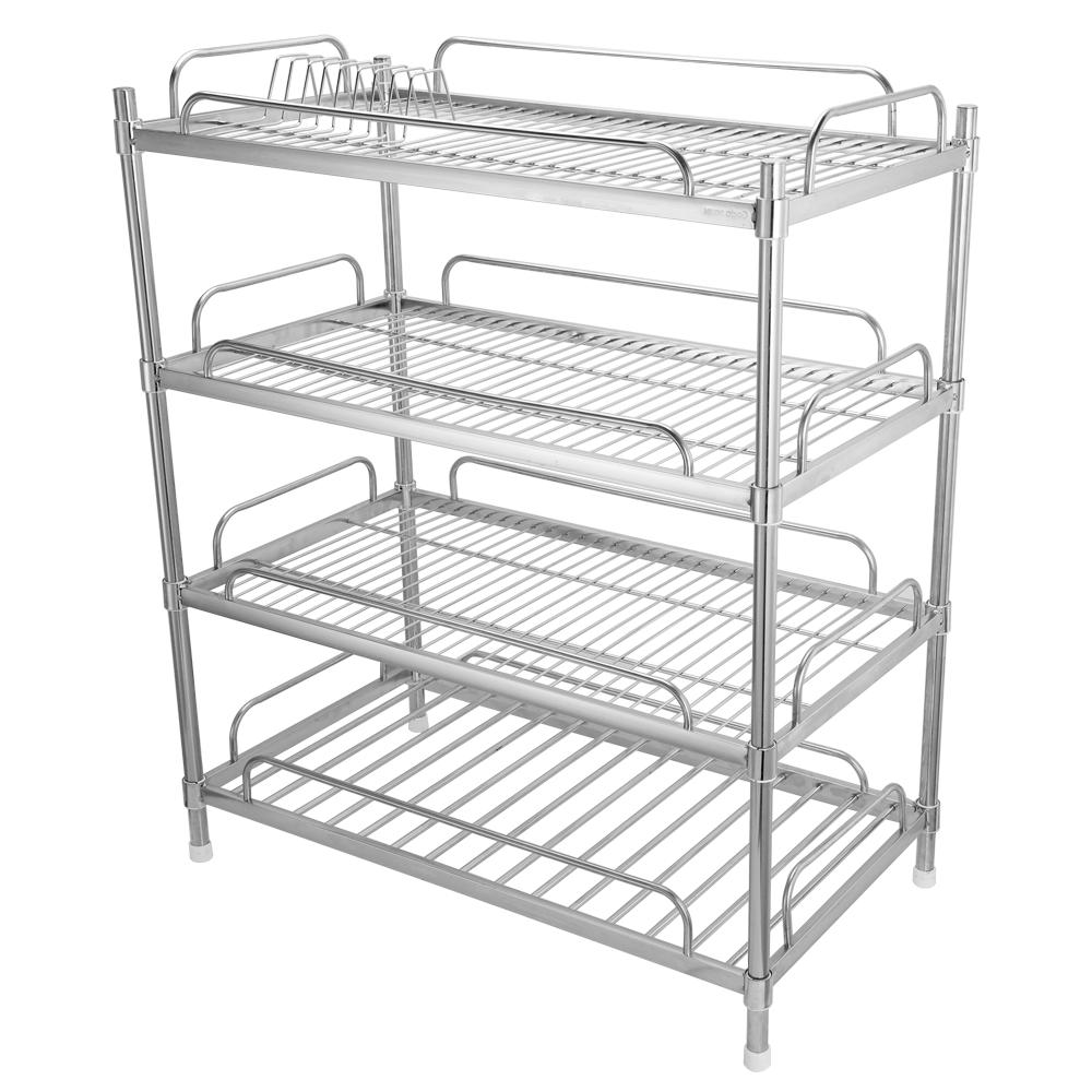 [HCM]Kệ úp chén dĩa 4 tầng inox cao cấp - PT954