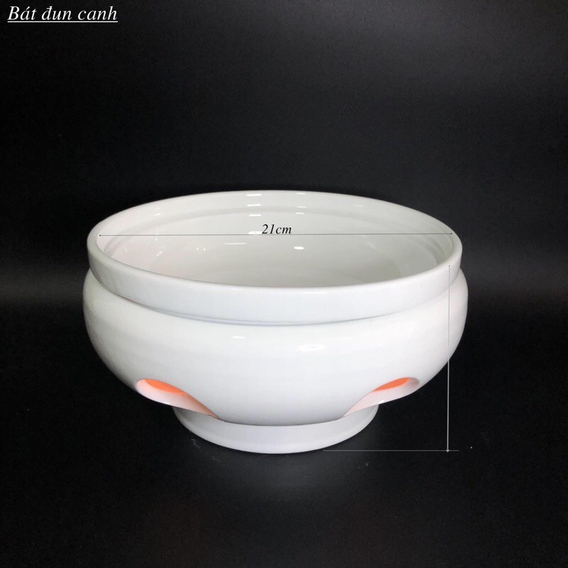 Bát hâm nóng thức ăn - gốm sư bát tràng
