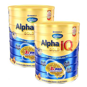 Sữa Bột Dielac Alpha Gold IQ 4 1.4kg ( Mẫu Mới )