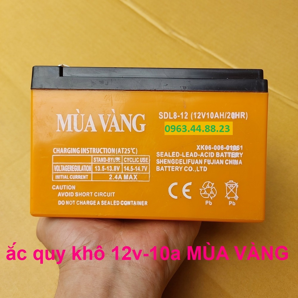 Bình Ắc quy khô 12V - 9AH