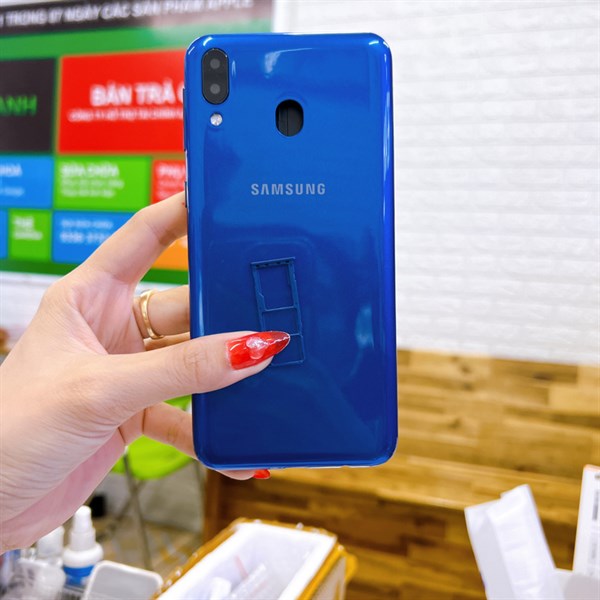 Bộ vỏ Samsung M20 zin nấu máy