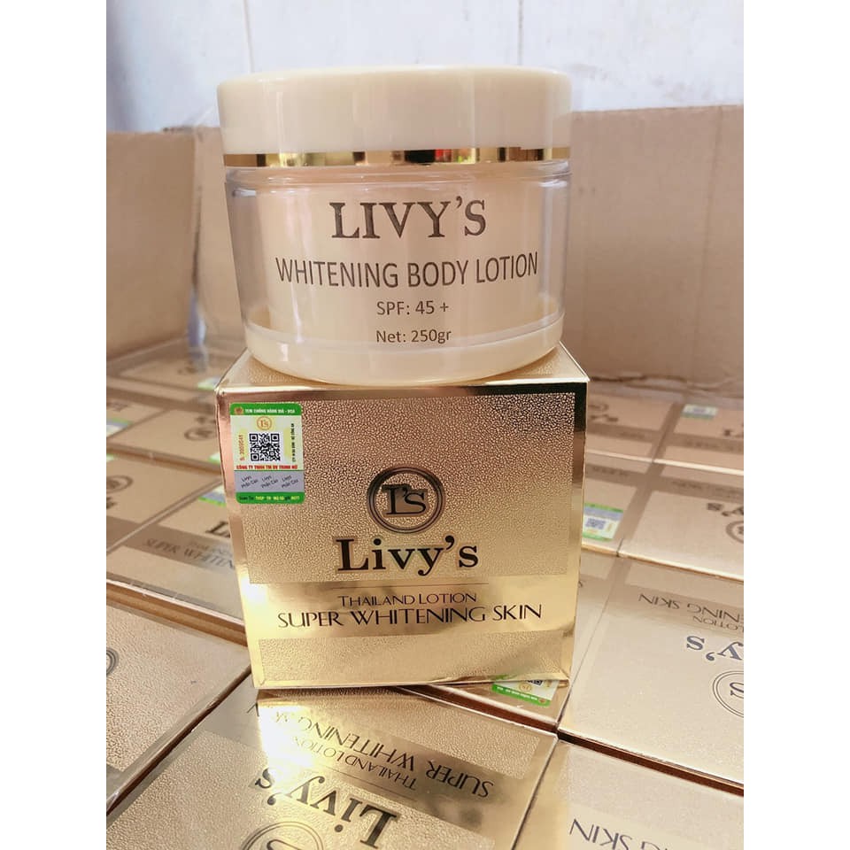 Kem Dưỡng Trắng Da Body Livy Thái Lan