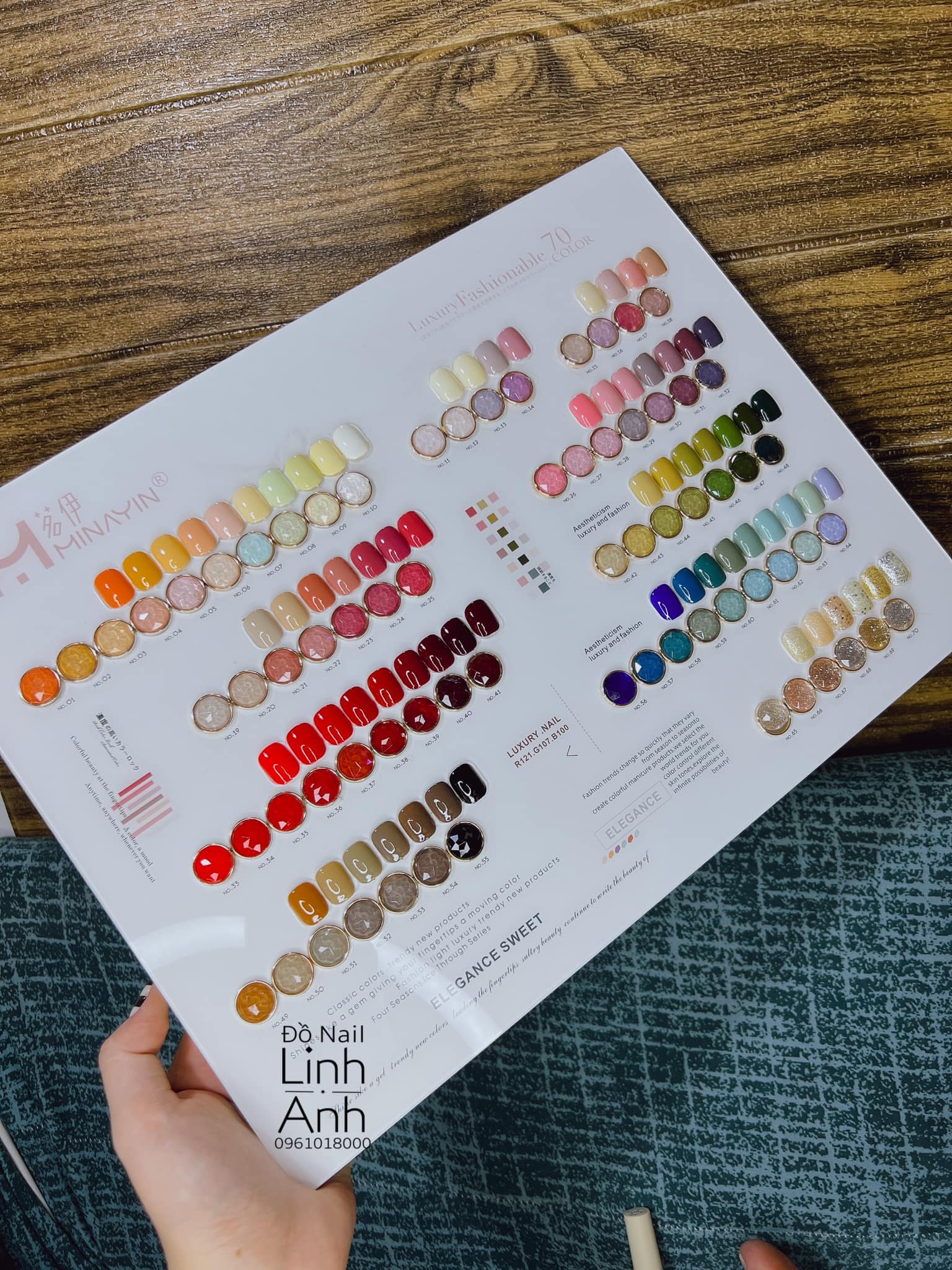 [Siêu Rẻ] Set Sơn Minayin Nhật 70 Màu siêu mướt