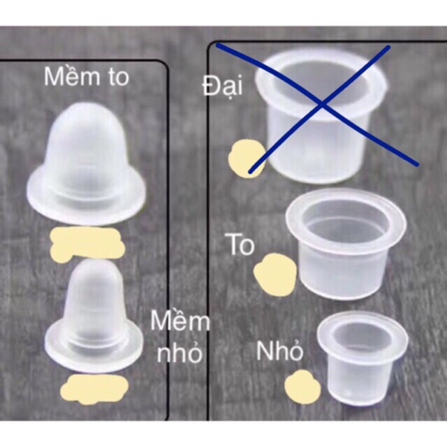 100 Hũ /chung/ chum đựng mực xăm tattoo, phun xăm