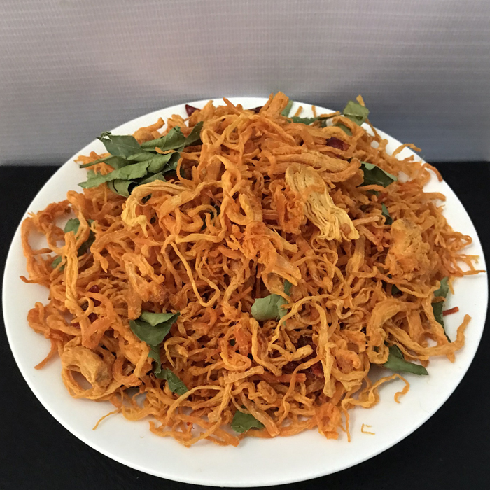 Cặp đôi 2 hũ 1 Kg khô gà lá chanh
