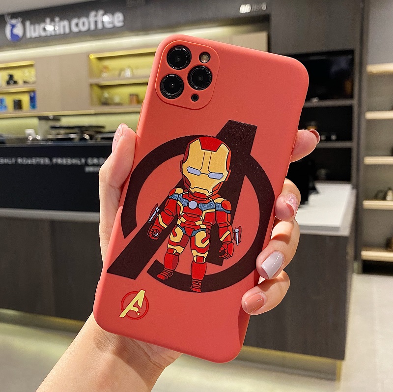 Ốp Lưng Silicon Màu Bảo Vệ CAMERA Avenger