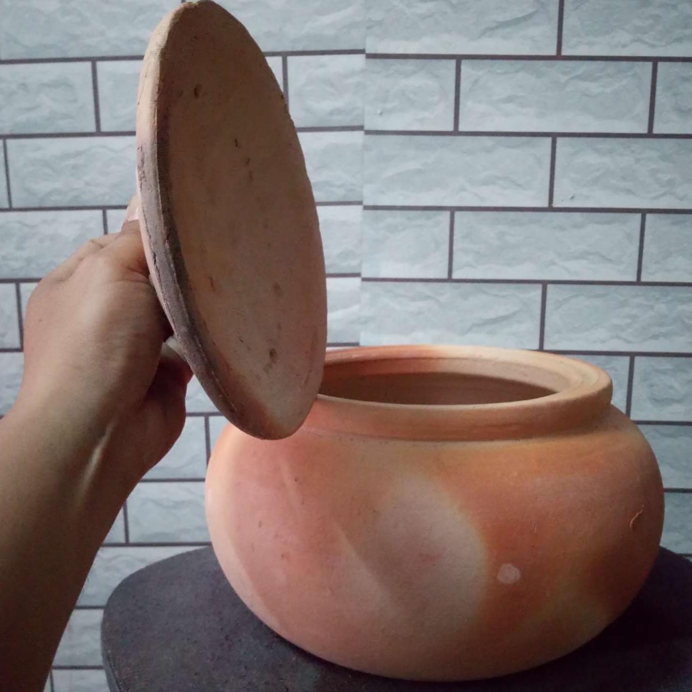 nồi đất nướng gà bụng 24 cm ( loại bé tí)