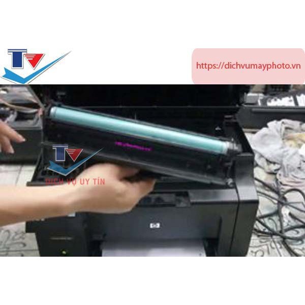 Hp m1132 old multifunction black and white laser printer with black and white printing Scan Copy warranty INECO