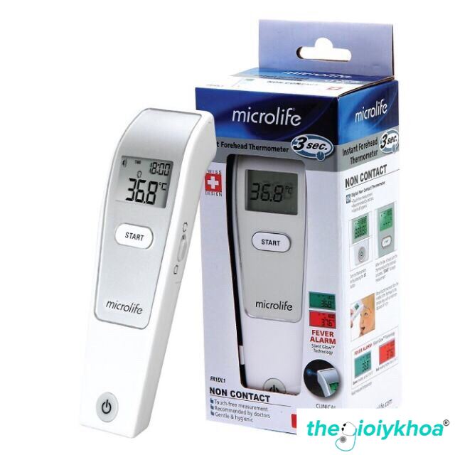 Nhiệt kế điện tử đo trán đa chức năng MICROLIFE FR1MF1 - THỤY SĨ Thegioiykhoa