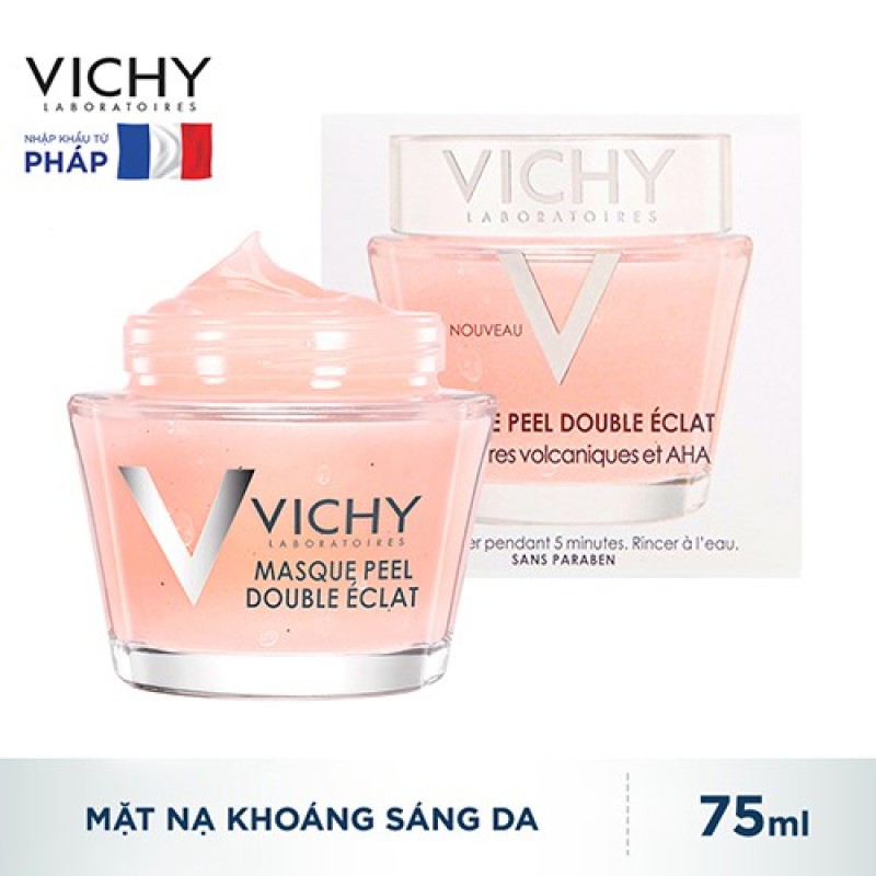 Mặt Nạ Dưỡng Da Giúp Làm Sáng Da Vichy Double Glow Peel Mask 75ml