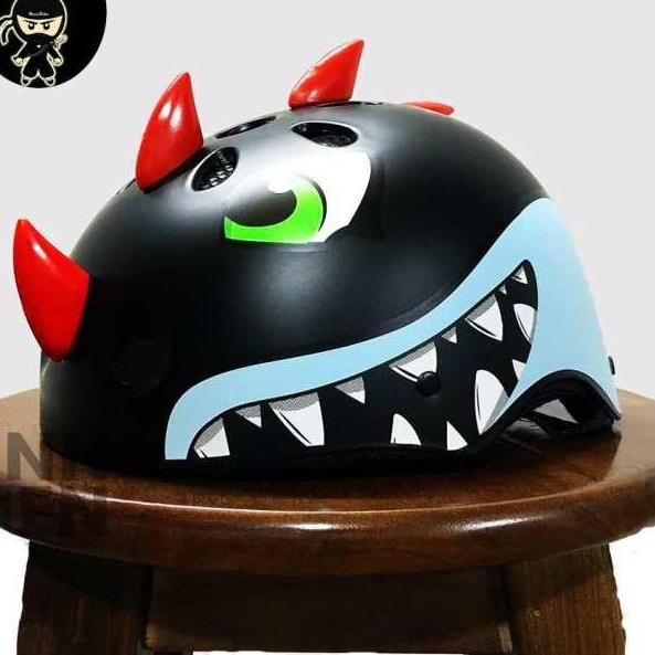[HCM]Nón bảo hiểm thời trang CÁ MẬP _ SỪNG KHỦNG LONG người lớn