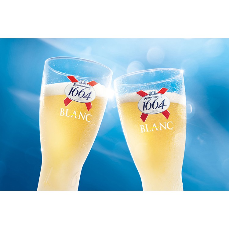 Bia 1664 Blanc - Thùng 24 Lon 330ml