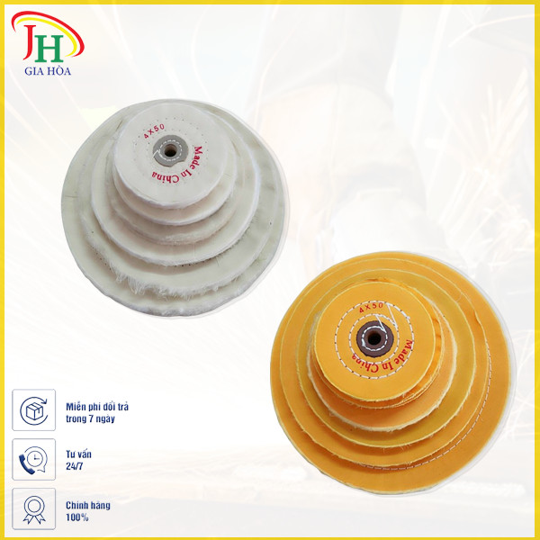 Bánh Vải Đánh Bóng Cotton ( 1 lốc / 10 cái )