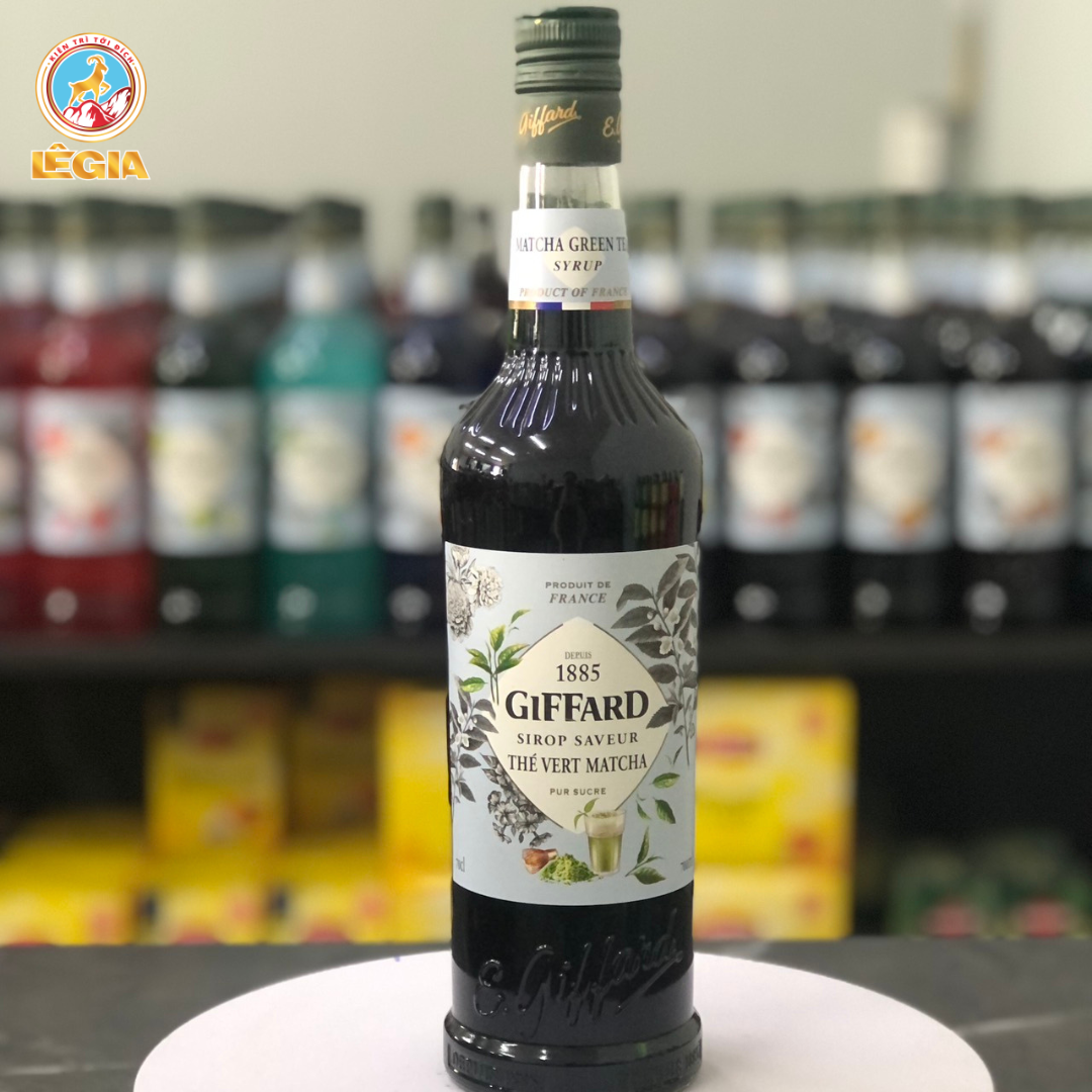 Siro giffard trà xanh 750ml - giffard matcha syrup