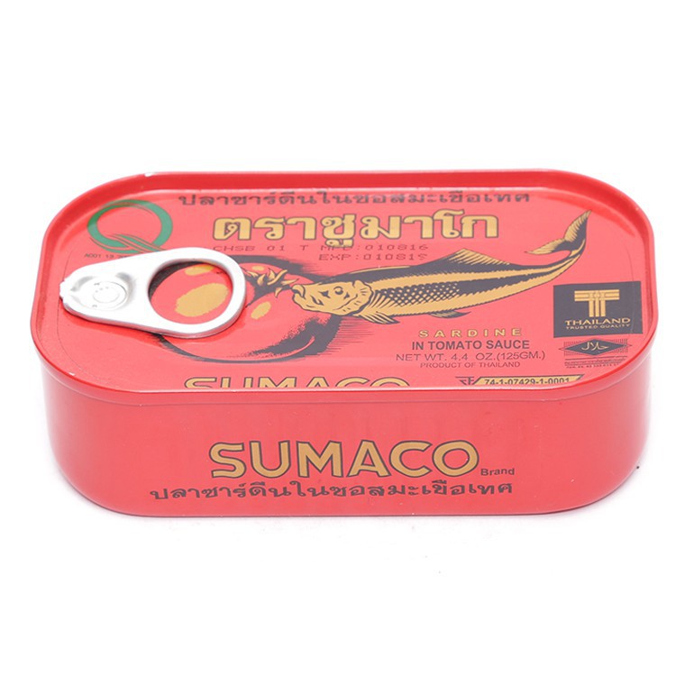 [HCM]Cá mòi Sốt Cà Thái Lan Sumaco 125gr