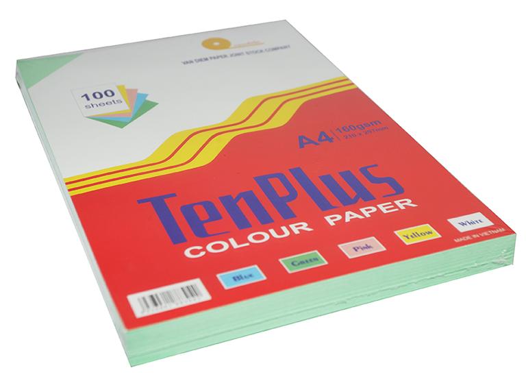 Giấy Bìa TenPlus A4  Định Lượng 160 gsm ( xấp/ 100 tờ)