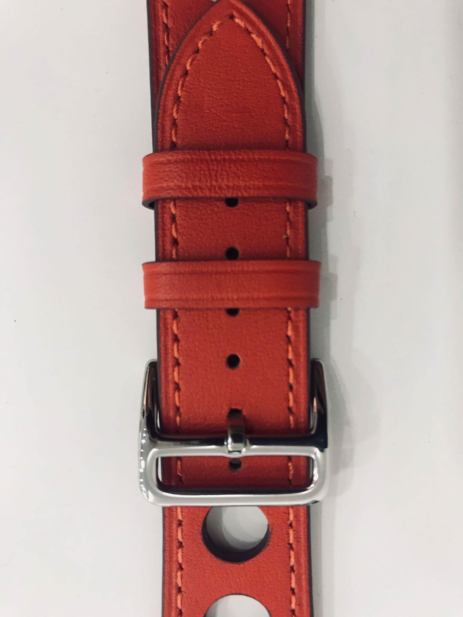 Dây đeo Apple Watch, dây da H.E.R.M.E.S tour rallye 42mm