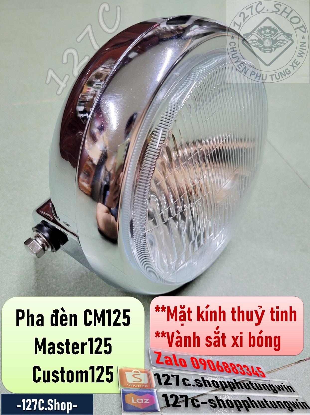 [HCM] Pha đèn Honda Master 125 Custom 125 CM125