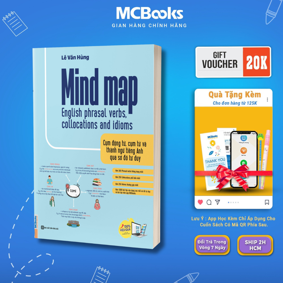 Book-mind map English phaser verbs, collages and idioms-McBooks
