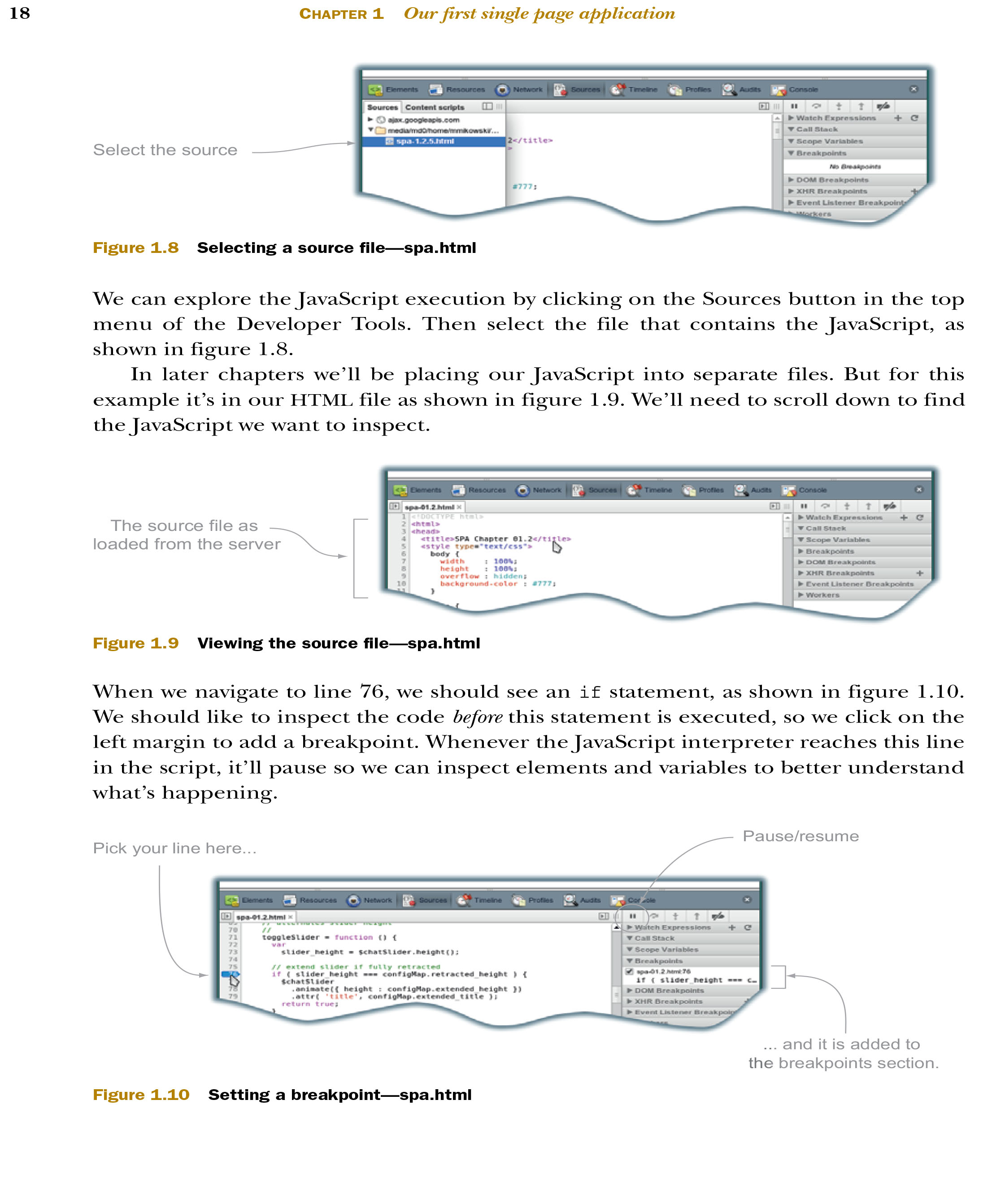 Sách Single page web applications