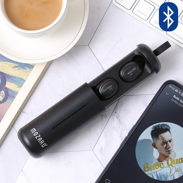 Tai nghe Bluetooth True Wireless Mozard AT5 Đen