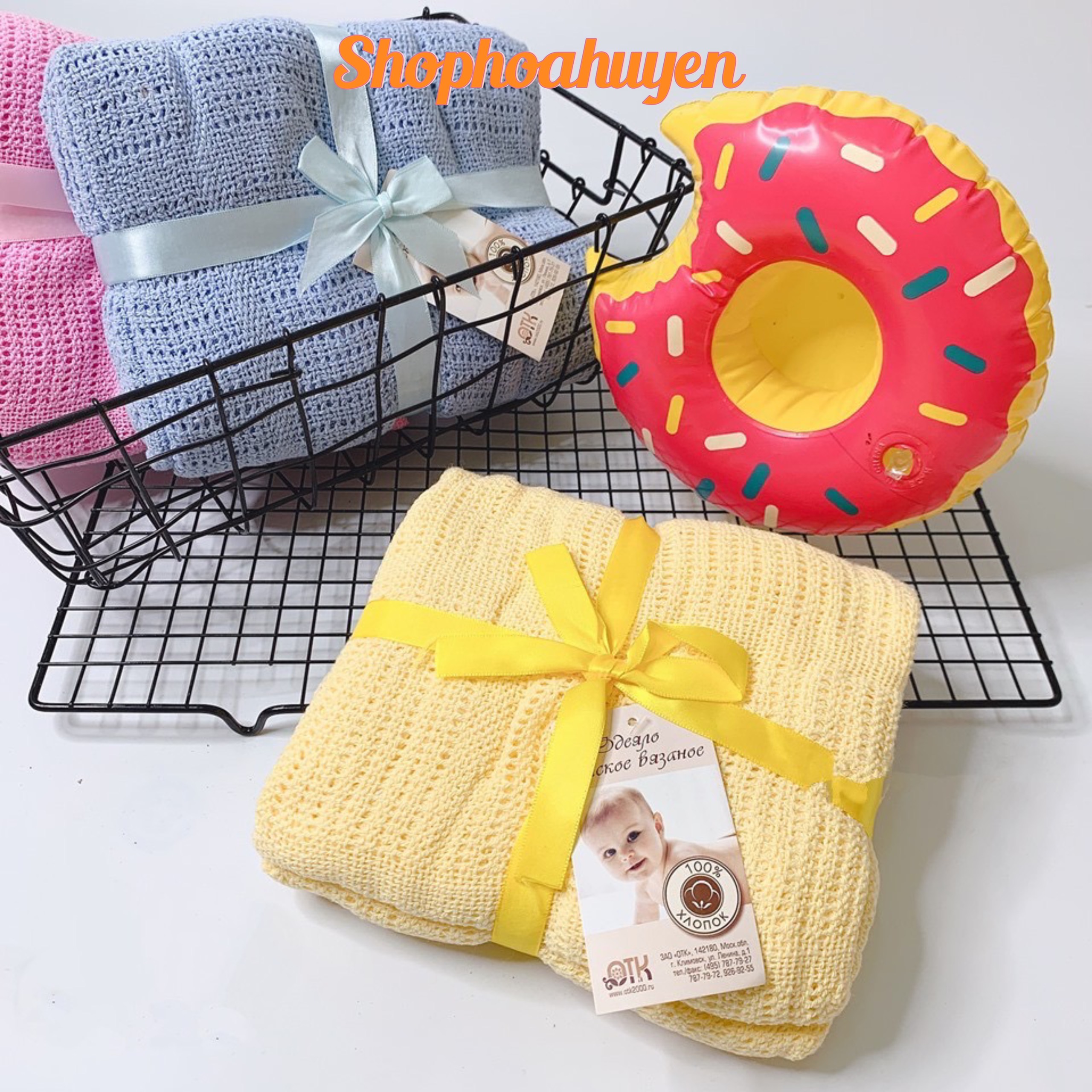 Chăn lưới cho bé sơ sinh Chống ngạt thoáng khí giúp bé ngủ ngon