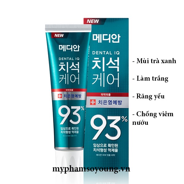 Kem đánh răng Median 93% Toothpaste Hàn Quốc 120gr