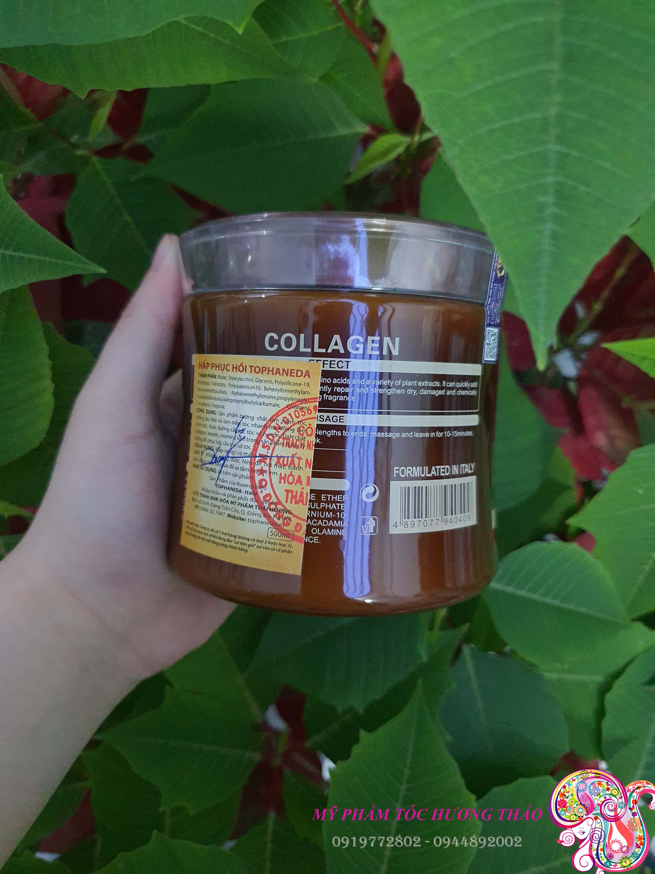 HẤP DẦU HANEDA COLLAGEN PHỤC HỒI TÓC HƯ TỔN 500ML