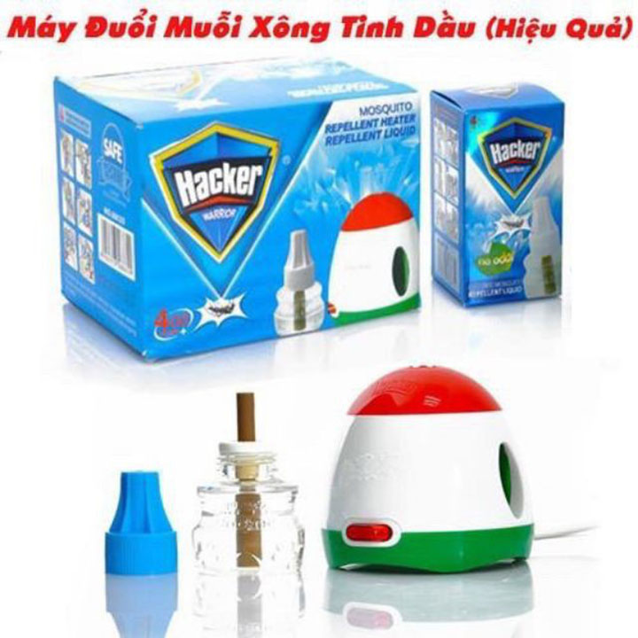 Máy xông tinh dầu đuổi muỗi Hacker