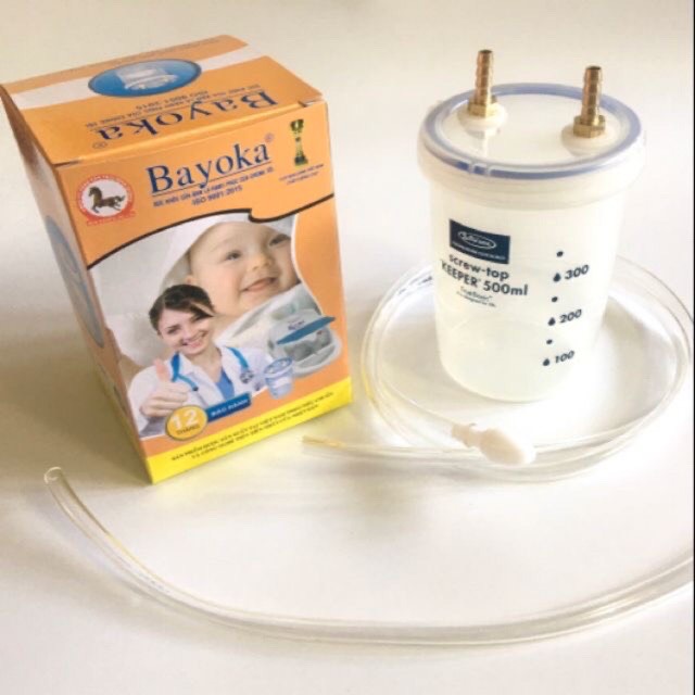 Máy hút mũi trẻ em mini Bayoka VN (tặng kèm 2 đầu hút mũi)