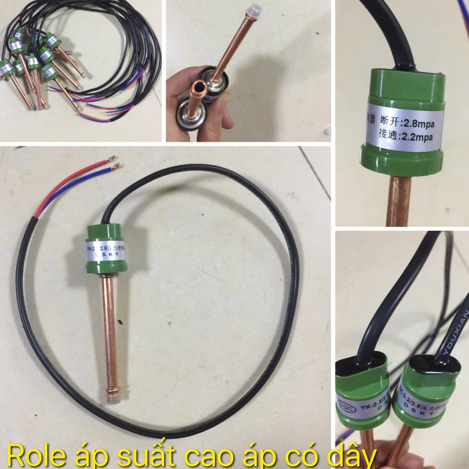 Rơ Le Áp Suất Cao Áp Loại Có Dây