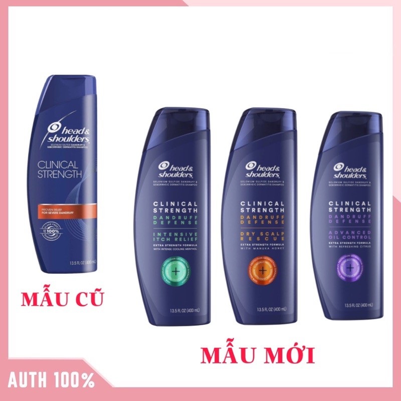 [HCM]Dầu gội Head & Shoulder Clinical Strength 400ml