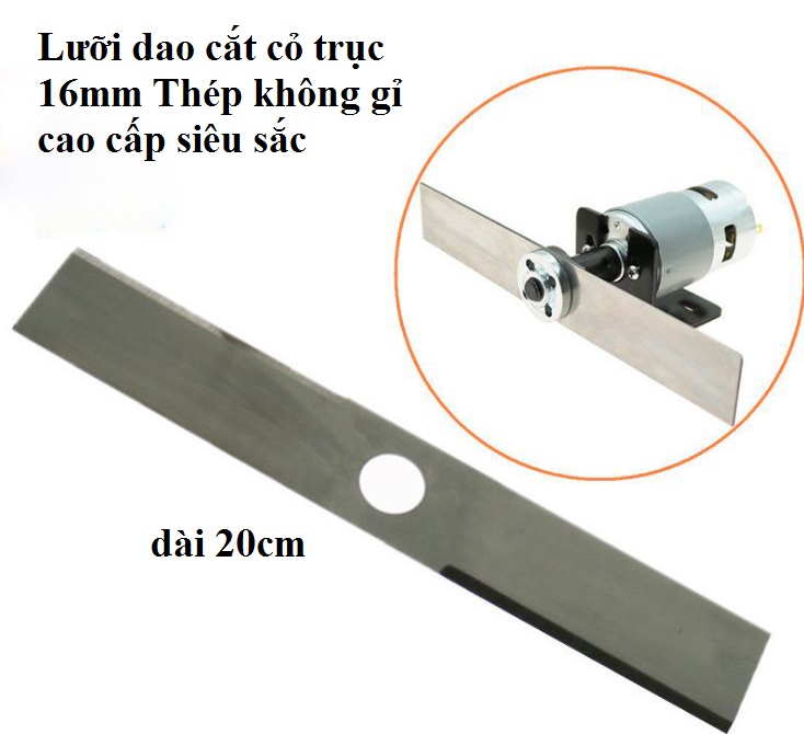 Lưỡi dao cắt cỏ mini dài 20cm
