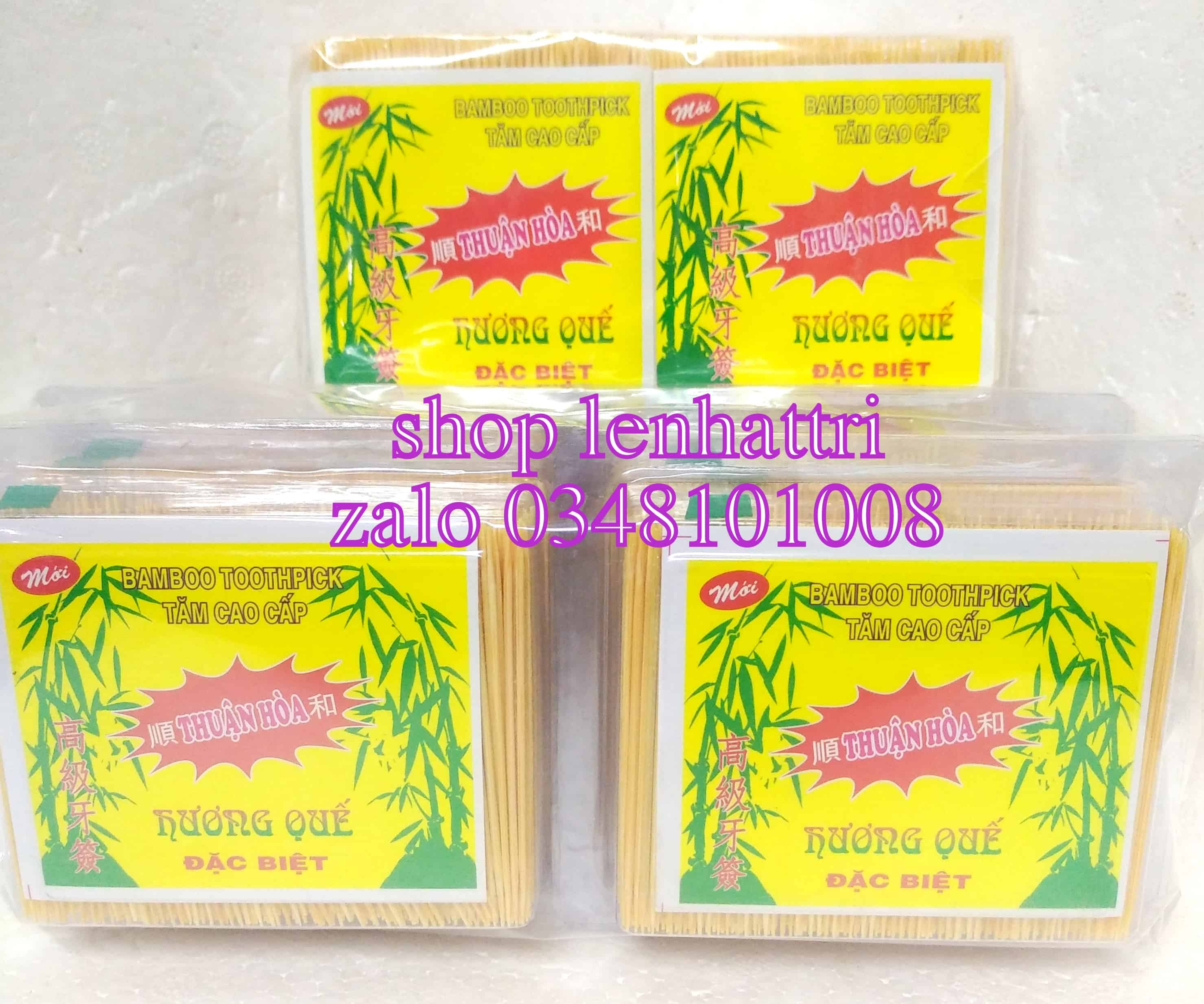Tăm xỉa răng hương quế 10 gói