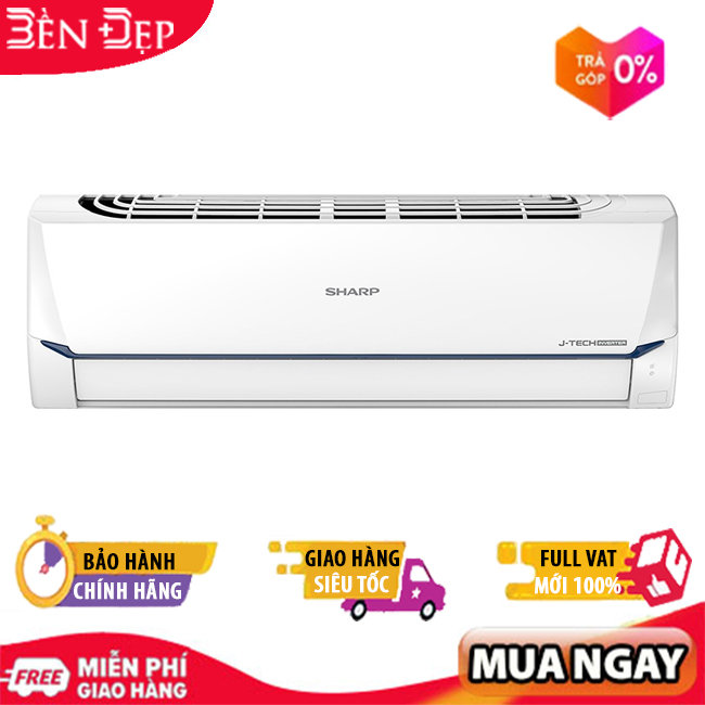 [TRẢ GÓP 0%] Điều hòa Sharp Inverter 12000BTU 1.5 HP AH-X12XEW (Giá áp dụng giao tại HN, HCM& các tỉnh liên hệ shop)
