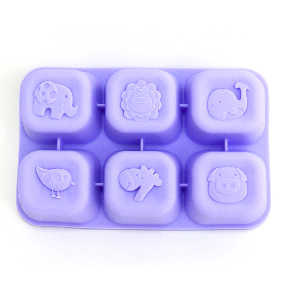 Khay silicon trữ đông đồ ăn dặm cho bé Marcus & Marcus - Willo (60ml x 6 ngăn)