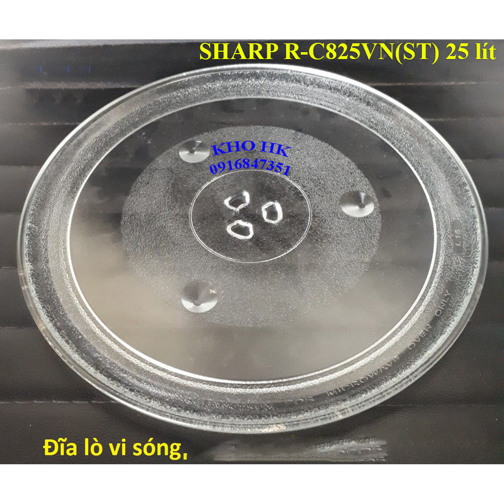 Đĩa thủy tinh dùng cho lò vi sóng sharp r-c825vn 25 lít 25l
