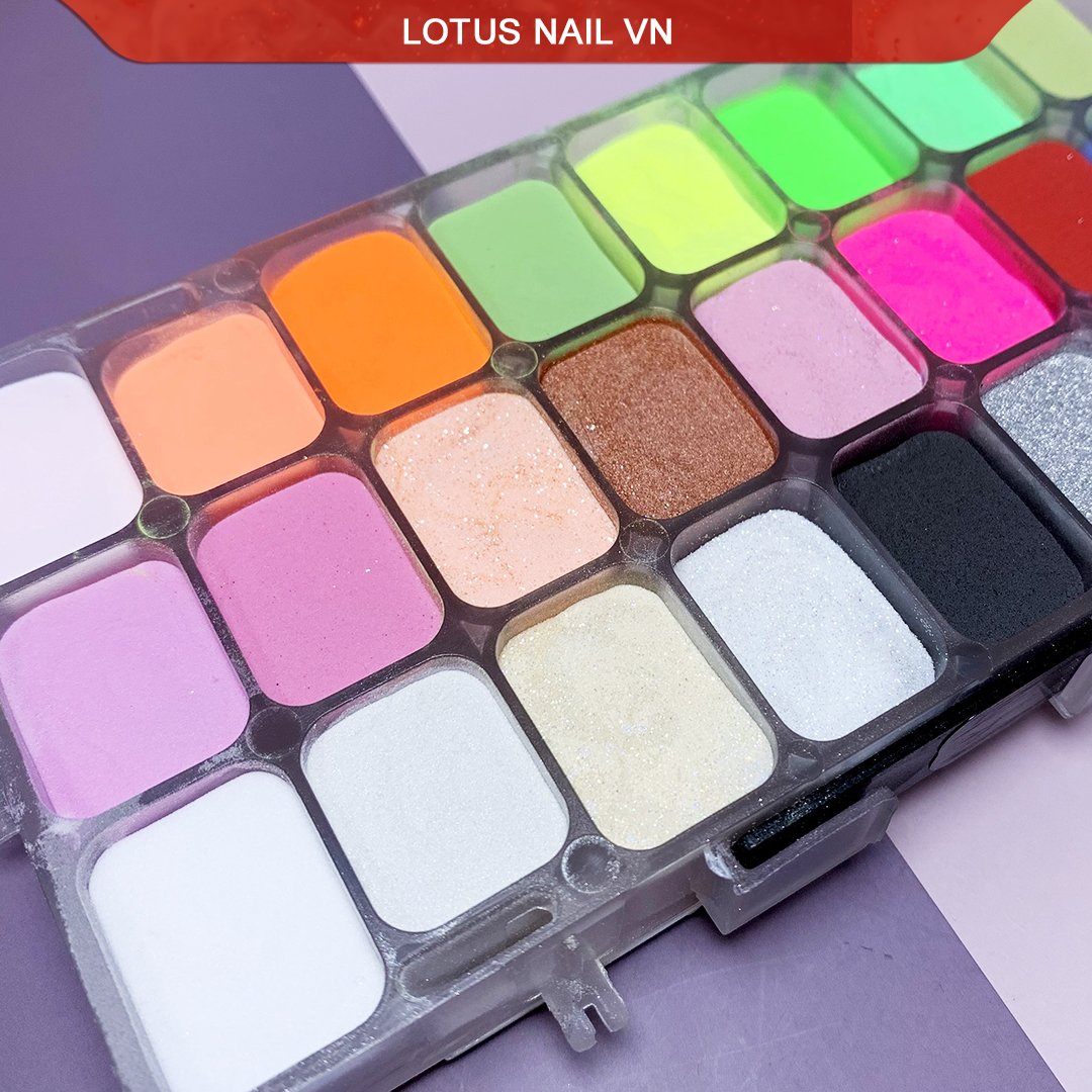 Set bột đắp móng Keystone 24 màu - Made in USA