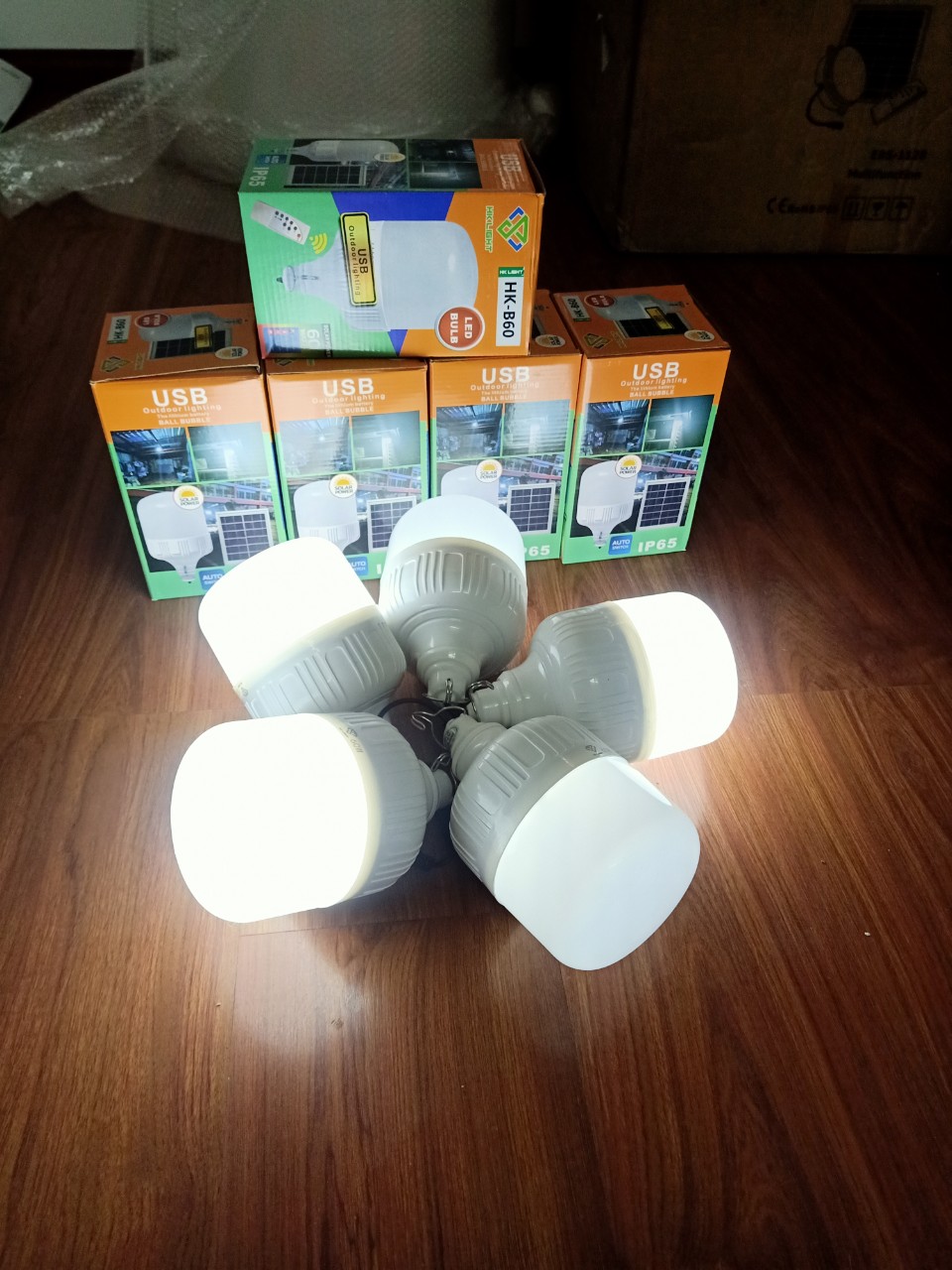 Đèn led búp 100w năng lượng mặt trời